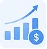 Increase revenue icon