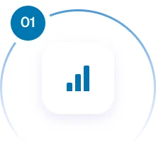 Step 1 of the ExpertCallers process, analyzing customer conversations