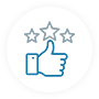 ExpertCallers - Customer Satisfaction (CSAT) Score Icon