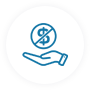 ExpertCallers - No Associated Monthly Fees Icon